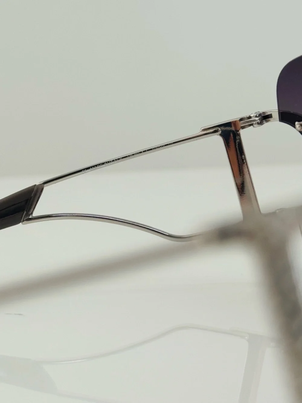 RARE 🦋 Authentic DIOR rimless Diorly 1 Swarovski sunglasses
